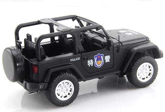 Black 1:32 Scale Kids Police Diecast Jeep Wrangler Toy [NM02B776 ...